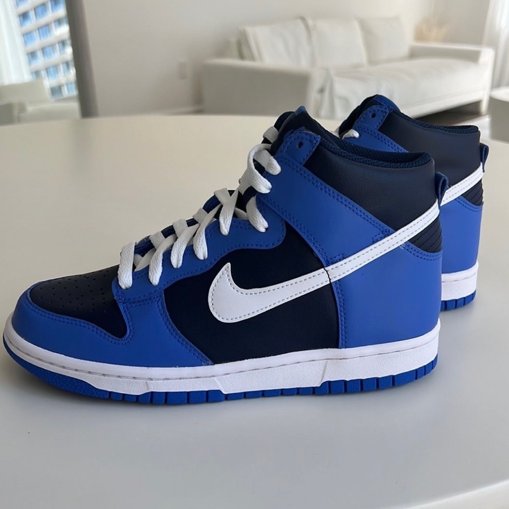 BNWT NIKE DUNK HIGH Medium Blue/Midnight